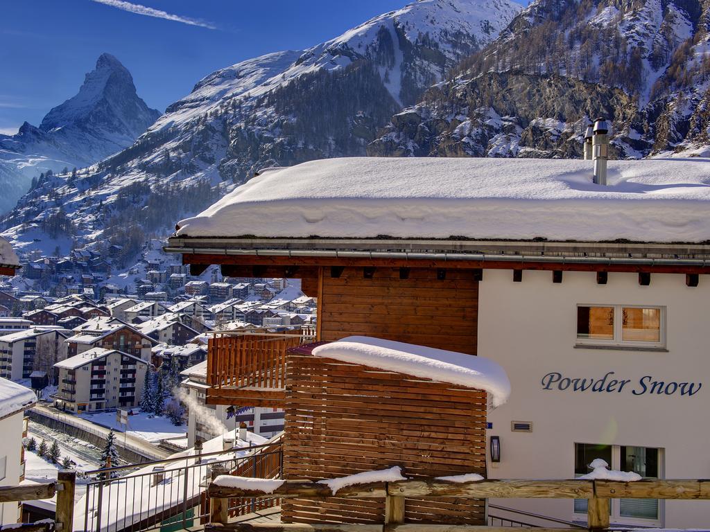 Haus Powder Snow Lejlighed Zermatt Eksteriør billede